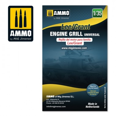 1/35 Lee/Grant Engine Grill...