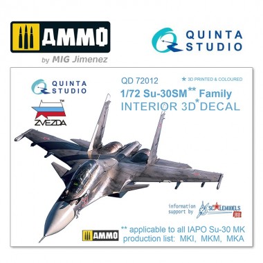 1/72 Su-30SM 3D-Printed &...