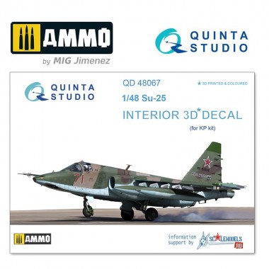 1/48 Su-25 Interior Impreso...