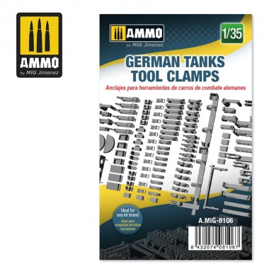 1/35 German Tanks Tool Clamps