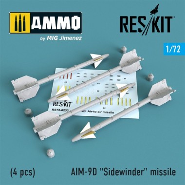 1/72 Misil AIM-9D...