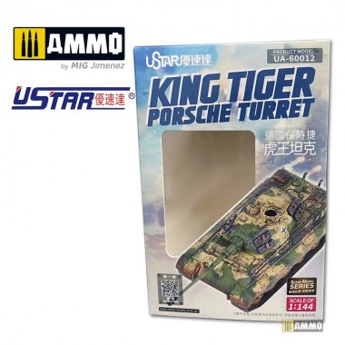 1/144 King Tiger Torreta...