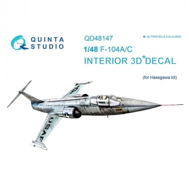 1/48 F-104A/C 3D-Printed &...