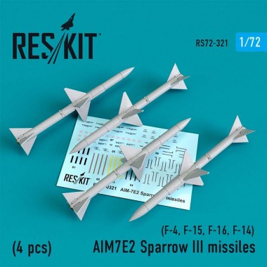1/72 Misiles AIM7E2 Sparrow...