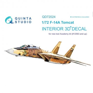 1/72 F-14A Interior Impreso...