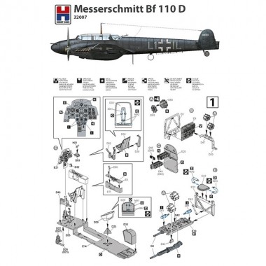 1/32 Messerschmitt Bf 110 D