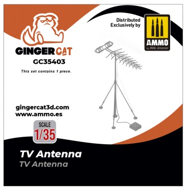 1/35 Antena de TV (1 pza.)