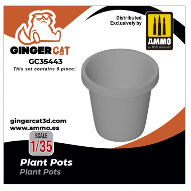 1/35 Plant Pots (5pcs)
