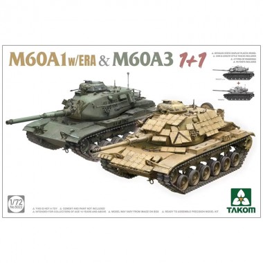 1/72 M60A1 con ERA y M60A3...