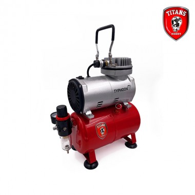 Multi-Purpose Airbrush with 4 Cylinder Piston Air Compressor with Tank —  U.S. Art Supply