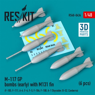 1/48 M-117 GP bombs (early)...