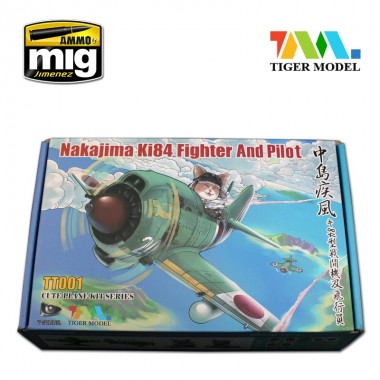Caza Nakajima Ki84 y Piloto...