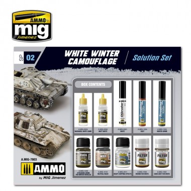 Ammo by MIG Acrylic Washable White Camo