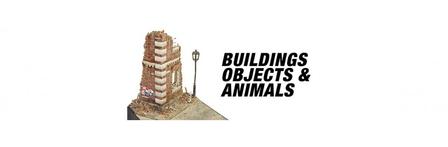 AMMO Buildings, Objects and Animals model kits